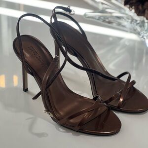 Steve Madden Chocolate Strappy Heels